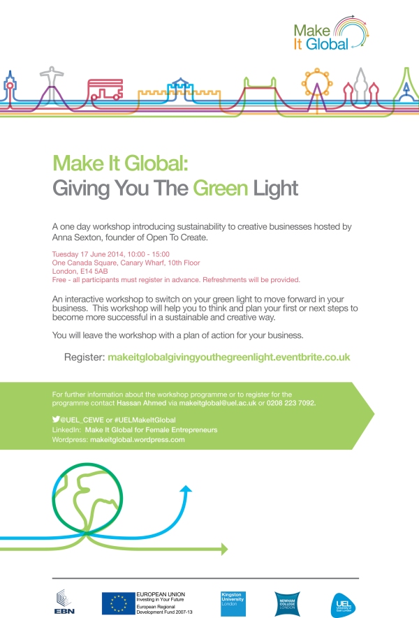 Open_To_Create_Anna_B_Sexton_Make_It_Global_Giving_You_the_Green_Light_workshop_17th_June_2014